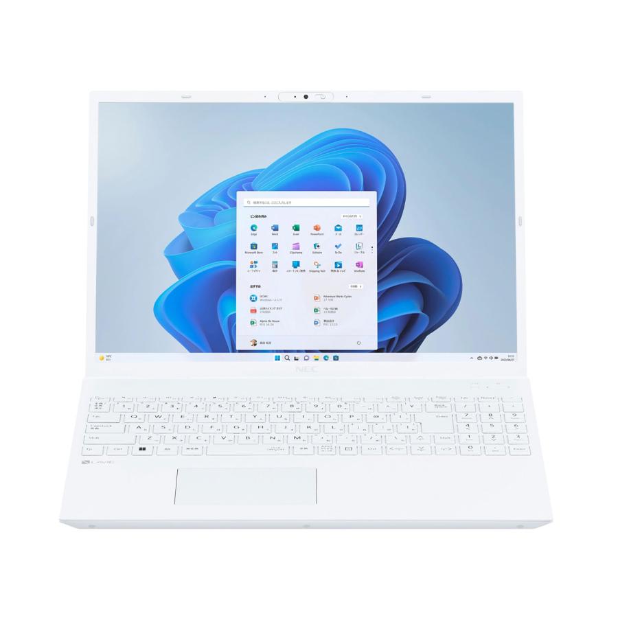 NEC(日本電気) ノートパソコン NEC LAVIE N16 /Core i7/16GB/SSD:256GB/16型/Win 11/MS Office Home and Business 2021/展示品の画像