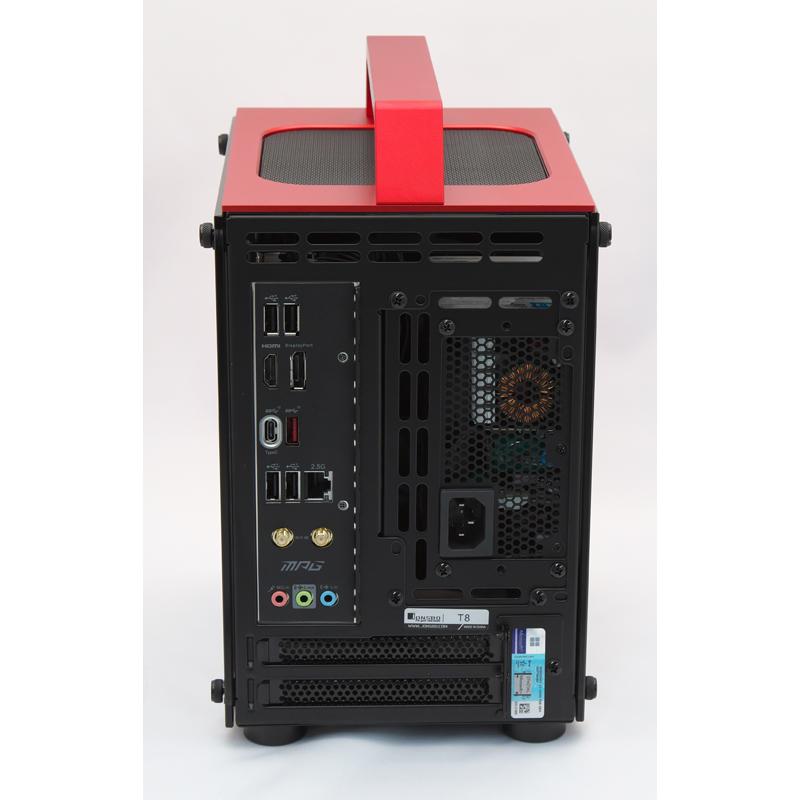 新品  STORM(ストーム) ゲーミングPC STORM コンパクトPC / TS-I5400MT8R (RED) / 両サイドガラスパネル・アルミケース採用 /i5/8GB/500GB/MS Office 2021の画像
