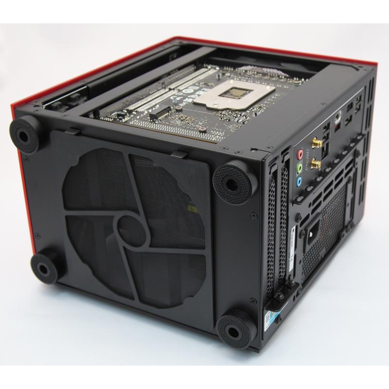 新品  STORM(ストーム) ゲーミングPC STORM コンパクトPC / TS-I5400MT8R (RED) / 両サイドガラスパネル・アルミケース採用 /i5/8GB/500GB/MS Office 2021の画像