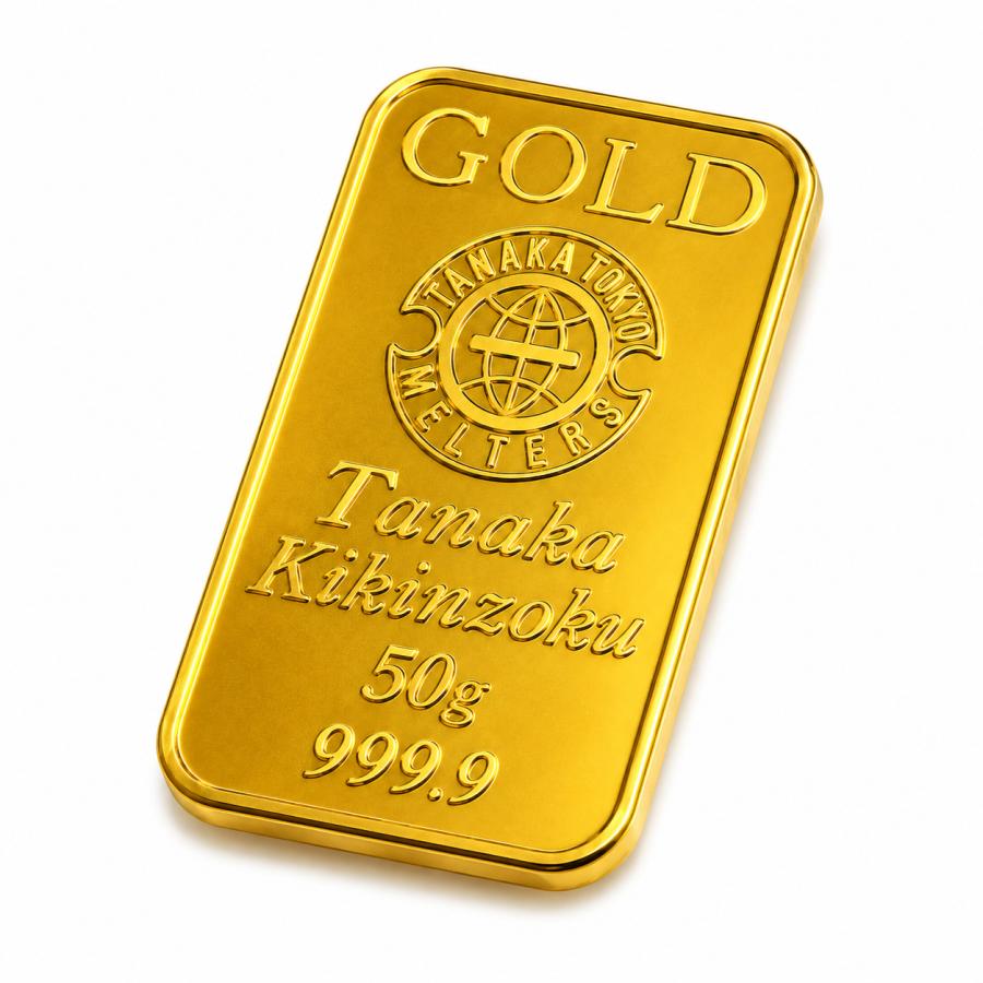 田中貴金属ジュエリー 【新品】田中貴金属 純金インゴット 50g【K24