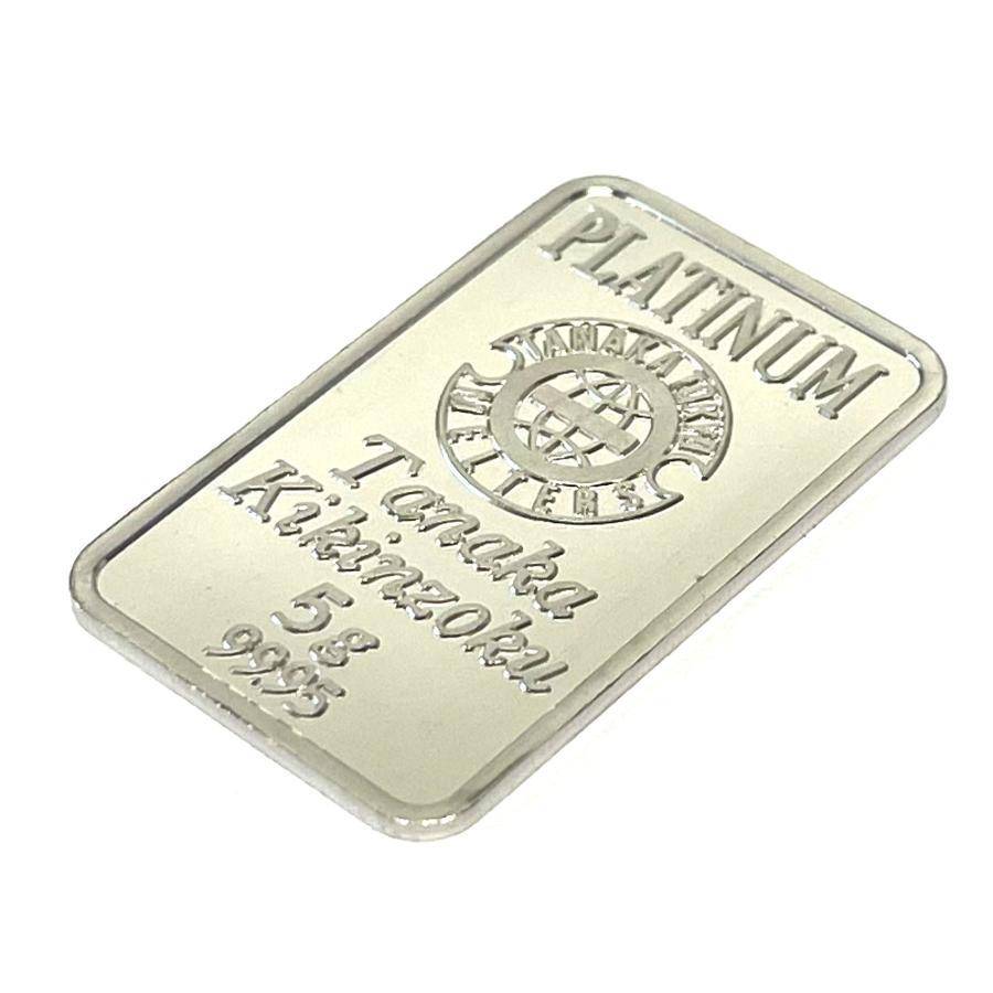 田中貴金属ジュエリー 【新品】田中貴金属 純プラチナ インゴット 5g