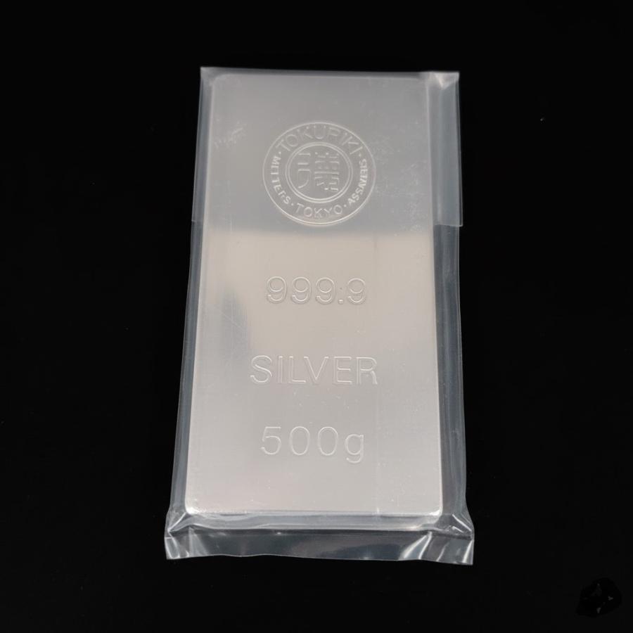 銀インゴット　500g 徳力　専用出品 新品】徳力本店 純銀インゴット 500g【純度99.99％/銀地金/シルバー