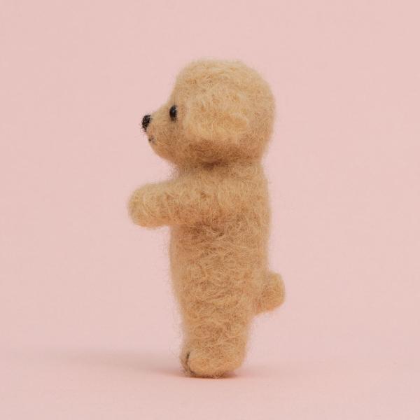 ハマナカ 羊毛フェルト キット ふわふわ羊毛でつくるフェルト犬 トイ
