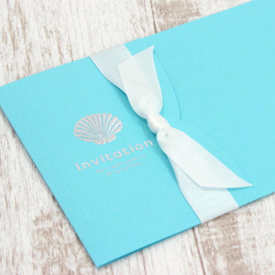 シェル 招待状 手作りキット 印刷なし 50部セット 結婚式 披露宴 パーティー 会食 インビテーションカード ペーパーアイテム ウェディング テンプレート 無料 Gas Shell Invi Fanmary ファンメアリー 通販 Yahoo ショッピング