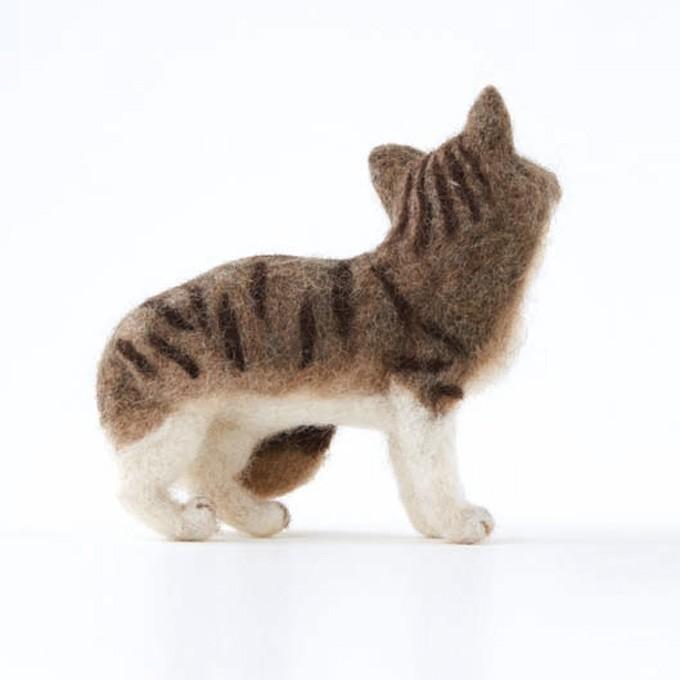 受注商品 猫 ノルウェージャン 羊毛フェルト ハンドメイド 受注商品
