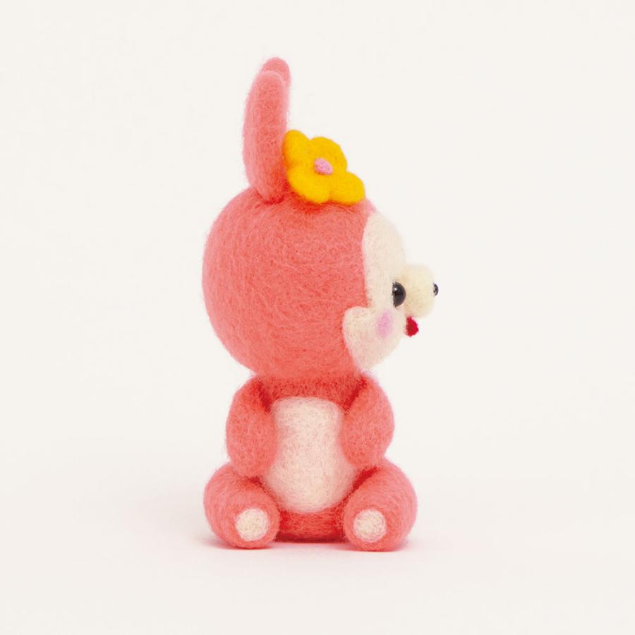 ハマナカ 羊毛フェルト キット アクレーヌでつくるレトロアニマル