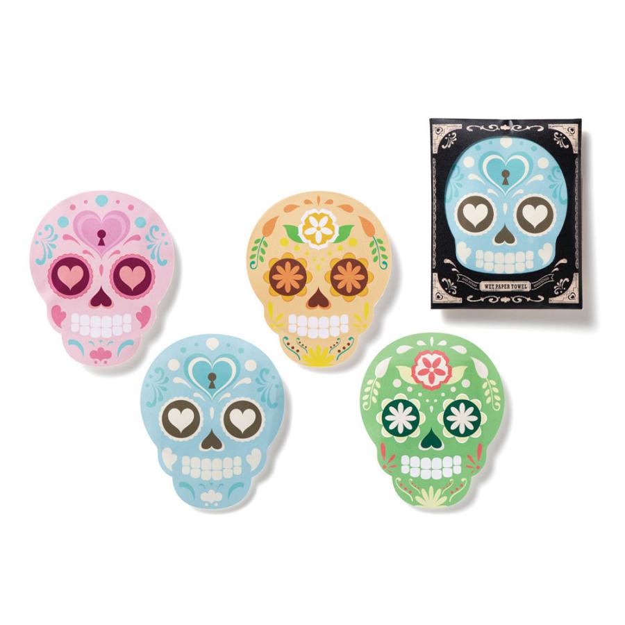 プチギフト ウェットティッシュ 結婚式 ポケットスカル ウェットティッシュ おしゃれ ドクロ カラフル 面白い ウェディング パーティー 二次会 送賓 お見送り Kip 1630 Fanmary ファンメアリー 通販 Yahoo ショッピング