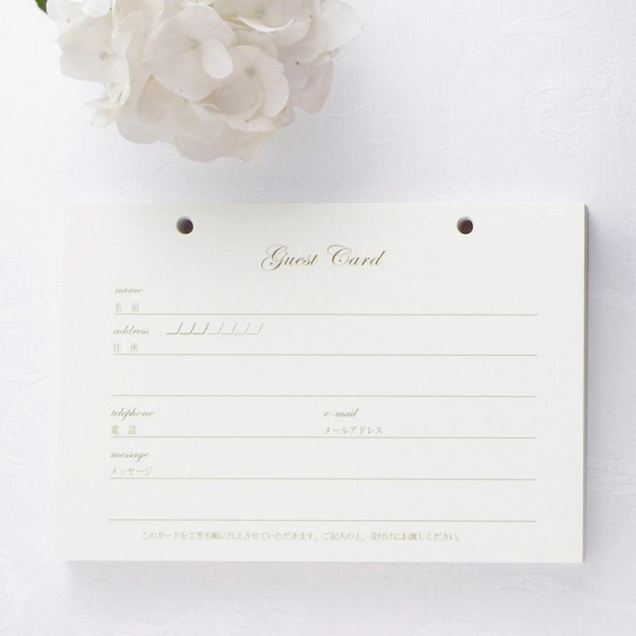 市場 追加用 芳名カード手作りキット フォトアルバムタイプ芳名帳用 穴なしタイプ はがきサイズ無地10枚