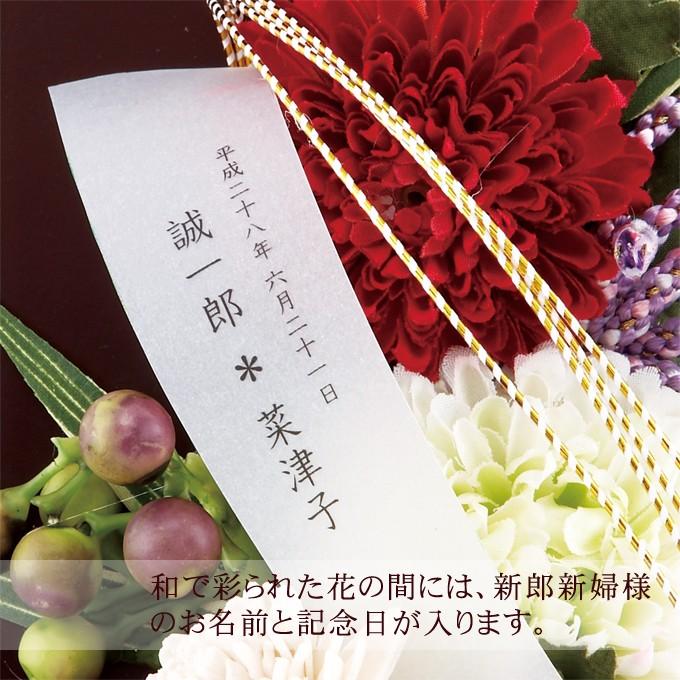 結婚祝い 誕生日 周年 周年祝い ホワイト 造花 誕生日プレゼント 名前入り フラワー額 ウェディング 結婚記念日 新築祝い 1 2人用 ウェルカムボード