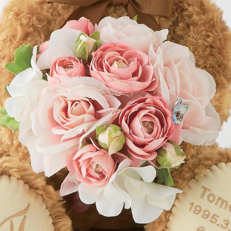 結婚式 両親 プレゼント 体重ベア ウェイトベア ハローネベア 花束タイプ 記念品 名入れ 出産祝い Pere J Ba10 Fanmary ファンメアリー 通販 Yahoo ショッピング