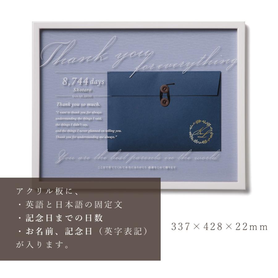 キープレターサンクスボード 結婚式 両親 プレゼント 名入れ ギフト