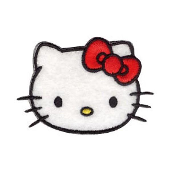 サンリオ ハローキティ ペラッとネーム 4.5×6.5cm ワッペン アイロン