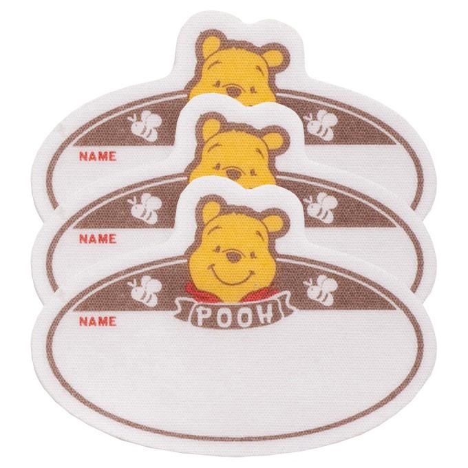 ディズニー くまのプーさん ネームラベル 1枚：5.6×4cm ワッペン