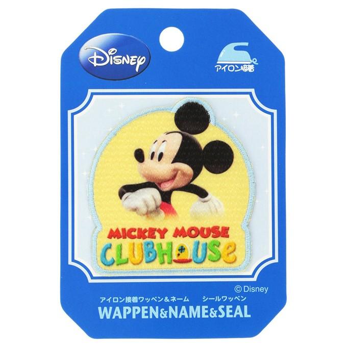 ディズニー ミッキーマウス アップリケ 5.5×5.4cm ワッペン アイロン