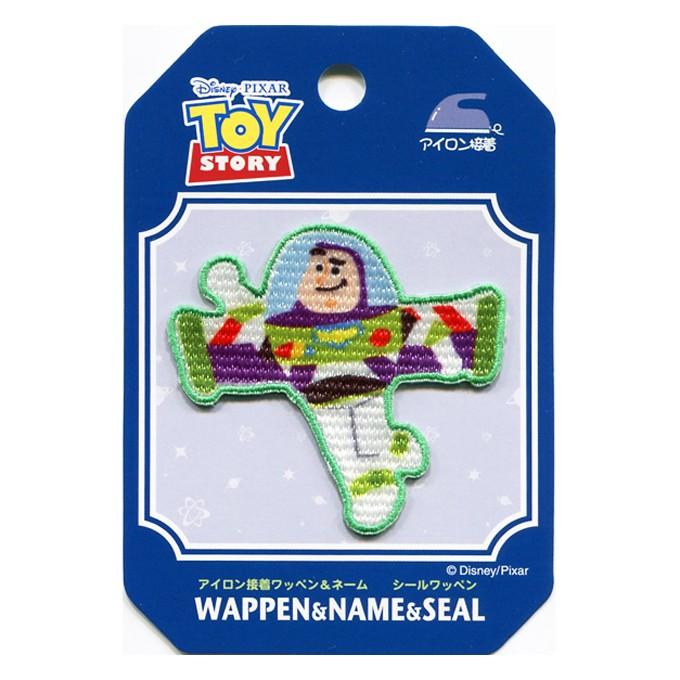 ディズニー トイストーリー バズ アップリケ 5.8×5.5cm ピクサー