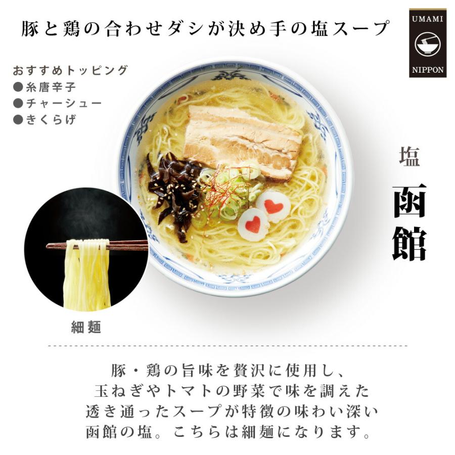 ラーメン 詰め合わせ ギフト UMAMI ご当地ラーメン 20A (日本のご当地ラーメン6種)  結婚式 引き出物 縁起物  プラスワン お礼 プチギフト 内祝い シーラック｜fanmary｜03