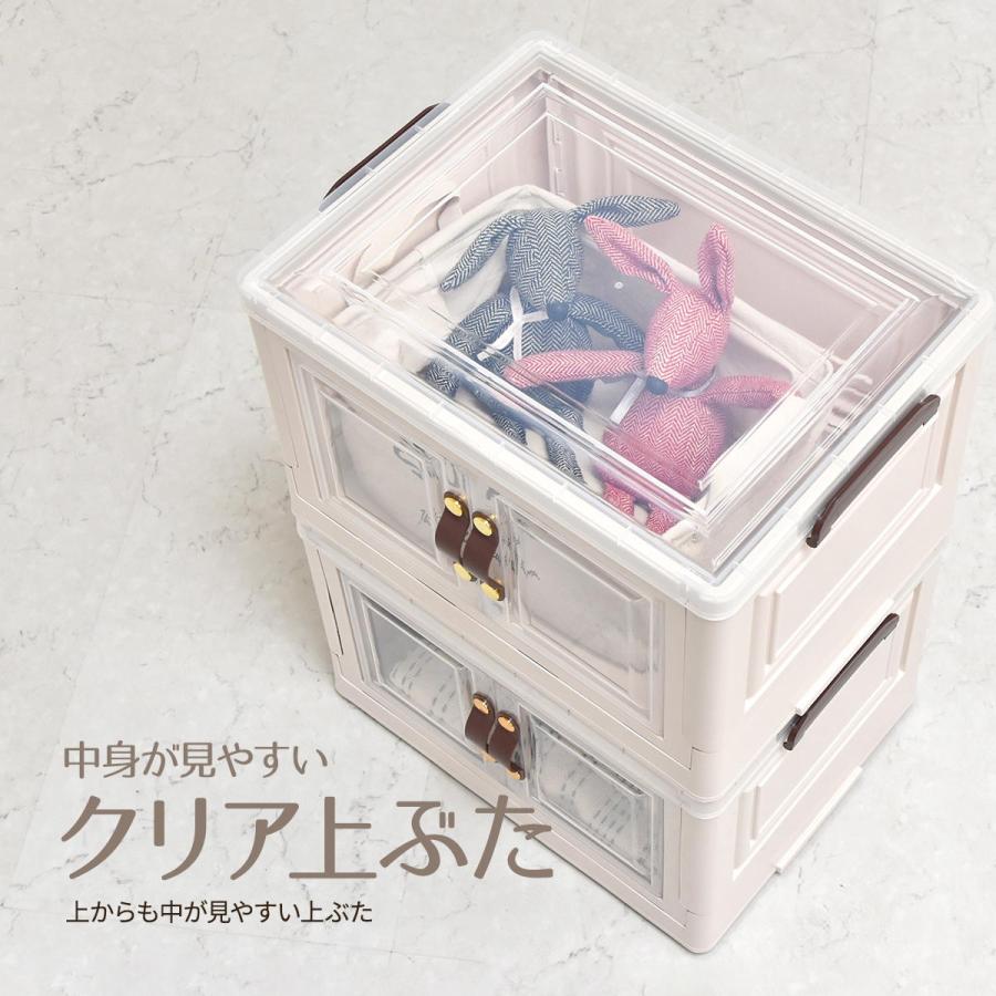 収納ボックス 小 3個セット リビング収納 北欧スタイル 角型 前扉