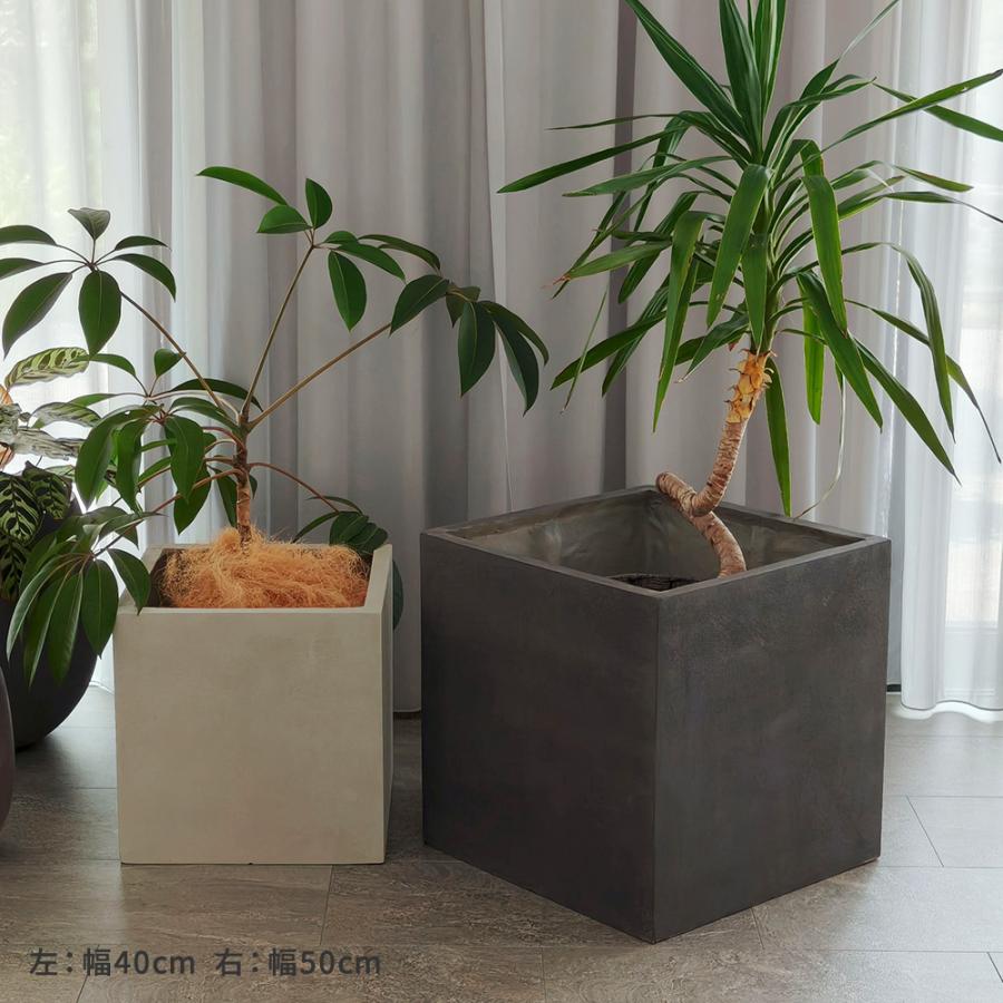 プランター 植木鉢 大型 正方形 小 幅 40 おしゃれ 北欧 スクエア