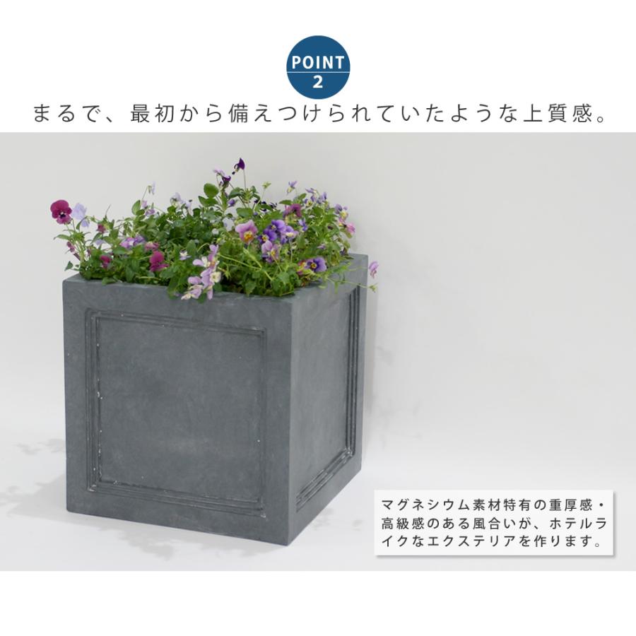 プランター 大型 正方形 植木鉢 鉢植え おしゃれ 屋外 業務用 幅36