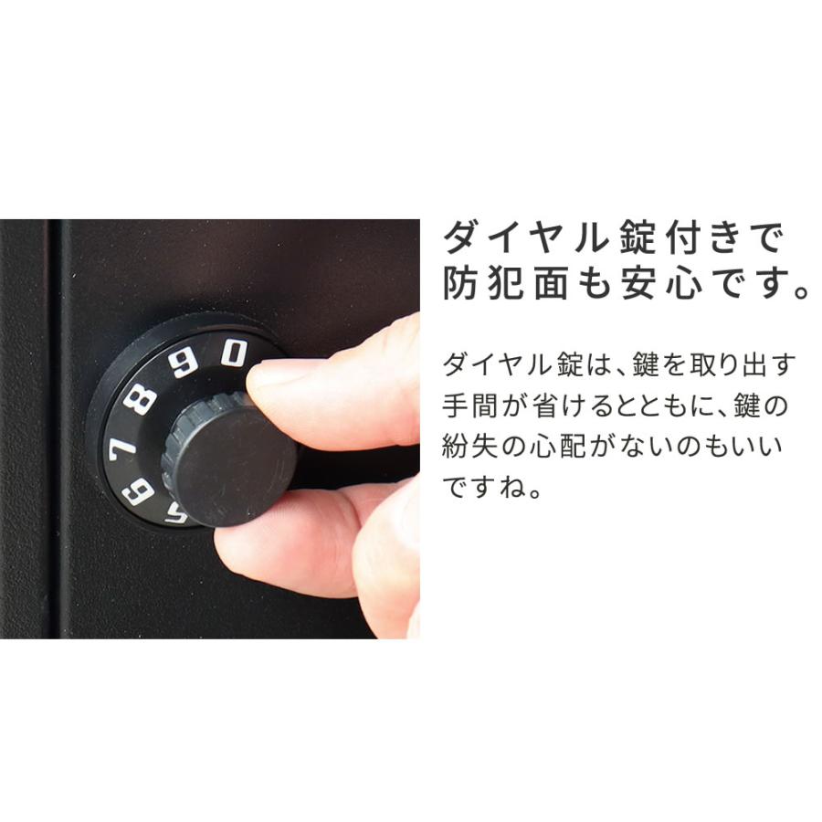 スタンドポスト 新聞受け おしゃれ 投函口 ダイヤル式鍵付き 郵便 玄関