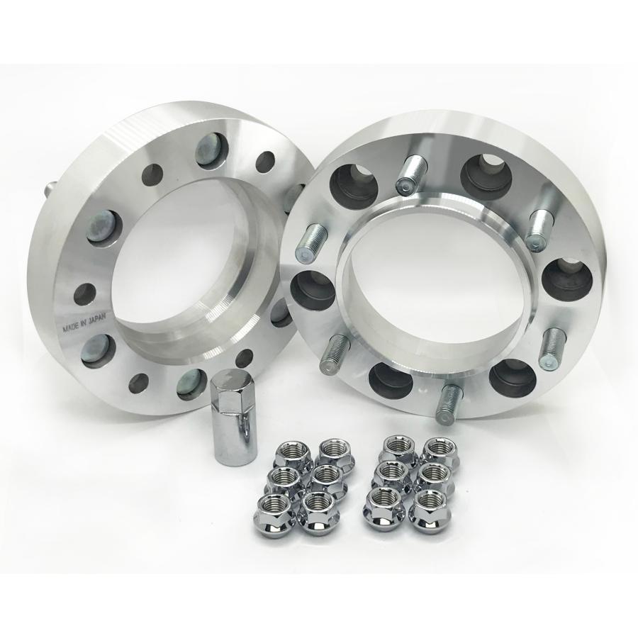 国産 ワイトレ 25mm厚 トヨタ ハイエース 6穴 PCD139.7用 M12xP1.5