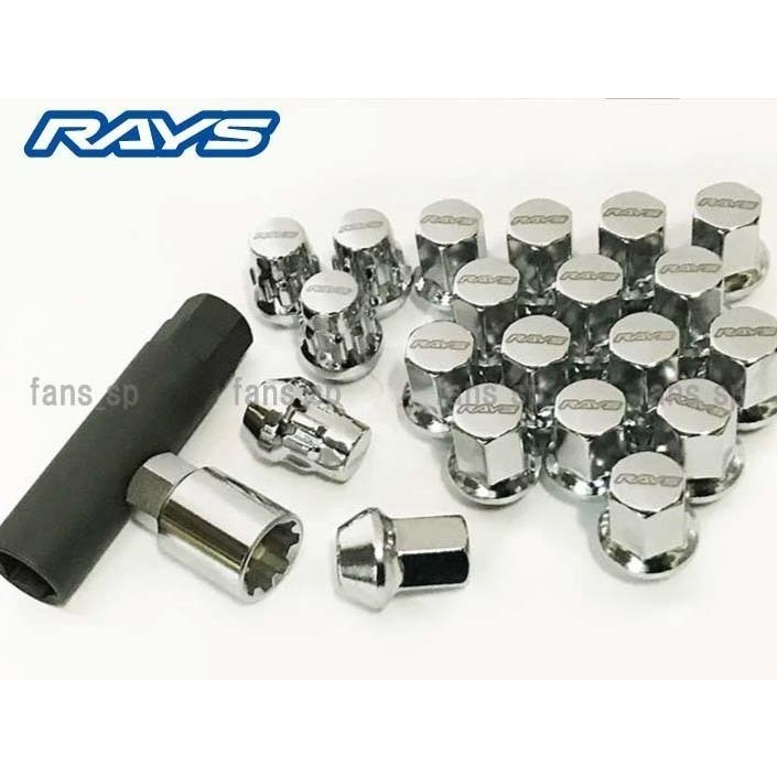 RAYS 5穴用 17HEX M12xP1.5 60°テーパー座 ロックナットセット RAYS 5穴用 17HEX M12xP1.5 60°テーパー座 ロックナットセット