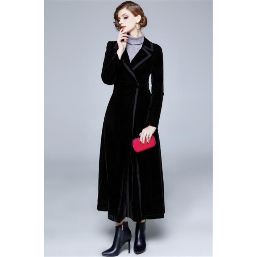 チェスターコート 超ロングコート ベロア素材 レディース チェスターコート レディース コート ロング エレガント 大きいサイズ Hnm2419nov078 松田商事 通販 Yahoo ショッピング