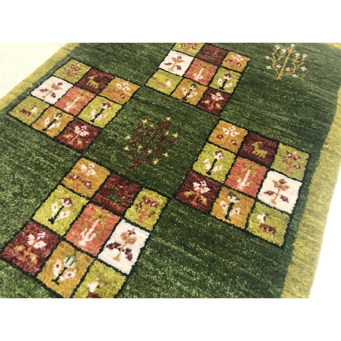 【あああ品】グレースギャッベ アマレ 156cm×206cm プレーベル グレースギャベ 高級手織絨毯 GRACE GABBEH ギャベ