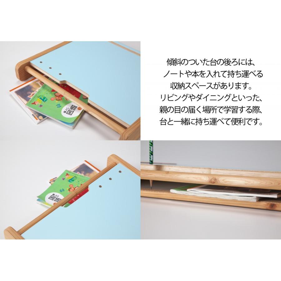 持ち運べる学習机　マナベル　（ブルー/グリーン/ホワイト） |  | 03