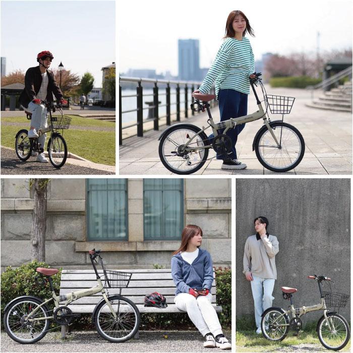 MYPALLAS 【 防犯登録付き / 即乗りOK 】 20インチ折りたたみ自転車