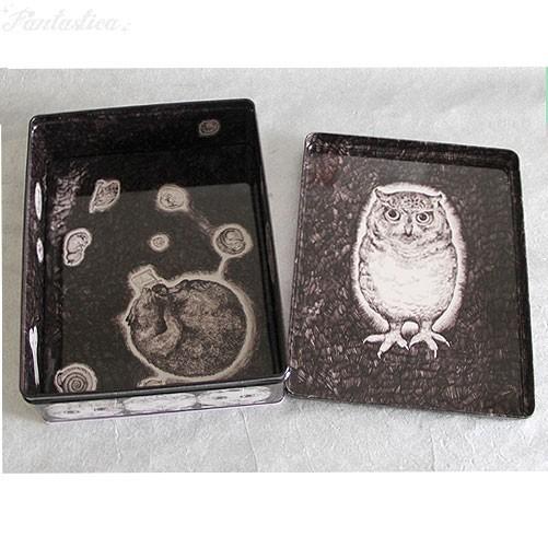 ヒグチユウコ ホルベイン・ブリキ角缶 猫と動物たち : fantastica