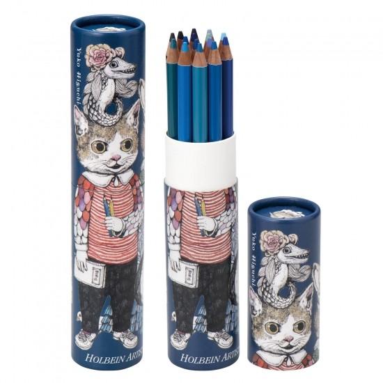 ヒグチユウコ　ホルベイン　色鉛筆セット ヒグチユウコ ホルベイン 2018コラボ・アーチスト色鉛筆15色・青セット