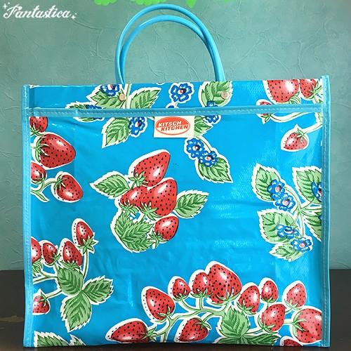 KITSCH KITCHEN キッチュキッチン トートバッグ ストロベリー ブルー