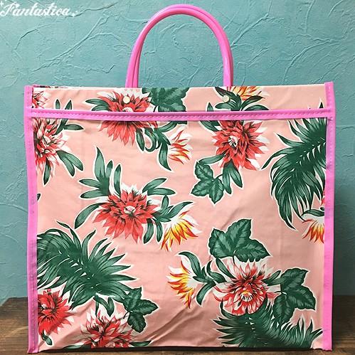 KITSCH KITCHEN キッチュキッチン トートバッグ フラワーA ピンク