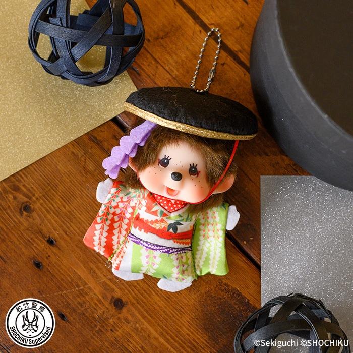 セキグチ モンチッチ モンチッチ×歌舞伎 SS顔でかキーチェーン 藤娘