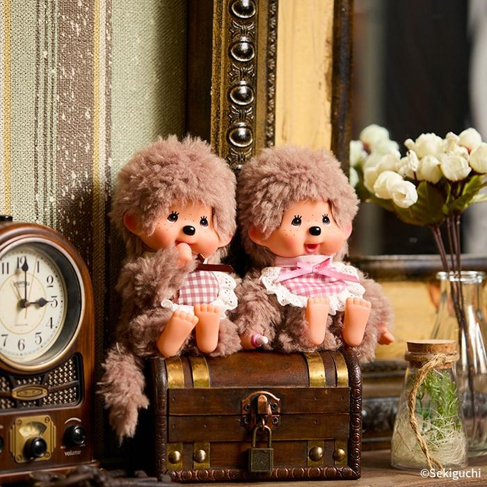 【新品】モンチッチ もこもこ&チムたん スウィートブラウン 2体セット 新商品】スウィートブラウンモンチッチ＆チムたん☆レッツ