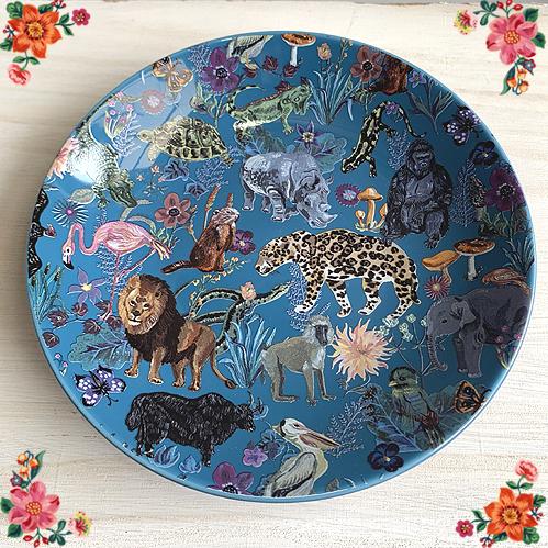 Nathalie Lete（ナタリーレテ） プレート ジャングル 野生動物たちのお