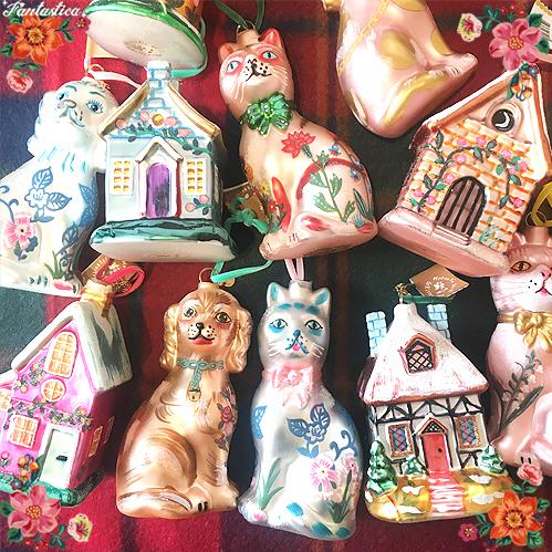 【未使用品】ナタリーレテ 犬 オーナメント ハンドペイント 硝子 クリスマス 未使用品】ナタリーレテ 犬 オーナメント ハンドペイント 硝子