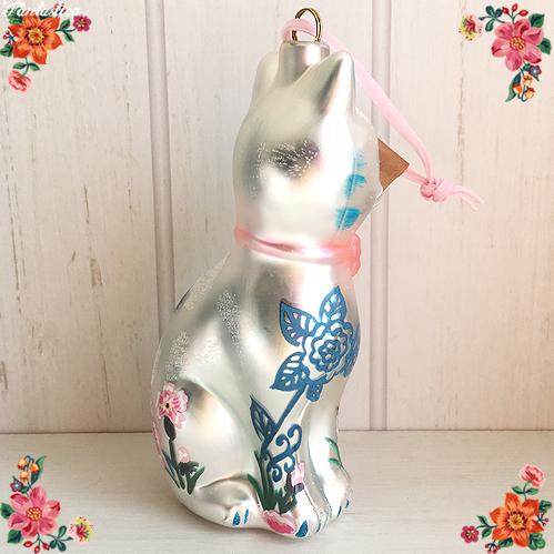 未使用品】ナタリーレテ 犬 オーナメント ハンドペイント 硝子