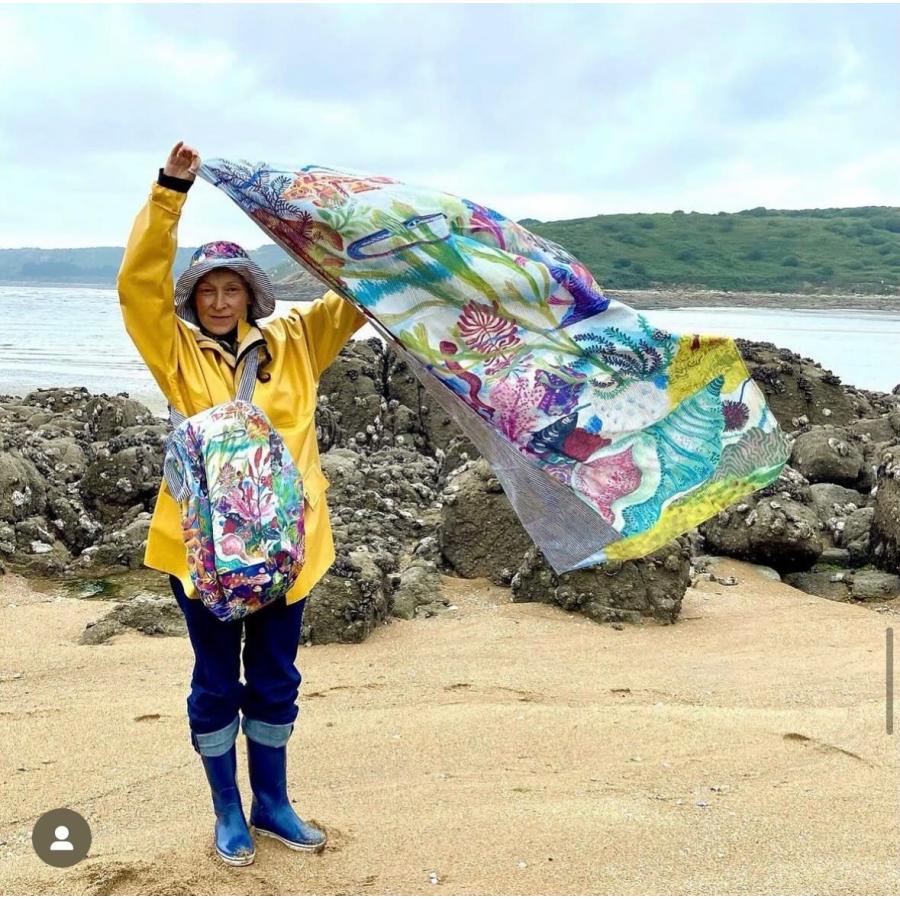 Nathalie Lete（ナタリーレテ） ラ・メール・マーケットバッグ 海洋