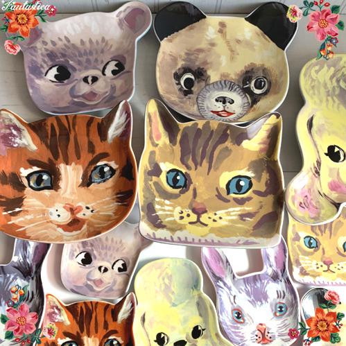 Nathalie Lete（ナタリーレテ） ダイカット・プレート プードル L