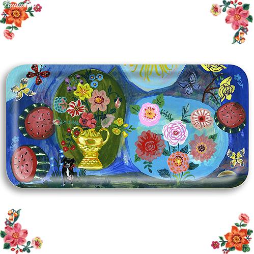 Nathalie Lete（ナタリーレテ） ナロウ・バーチ・ウッド・トレー