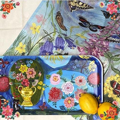 Nathalie Lete（ナタリーレテ） ナロウ・バーチ・ウッド・トレー