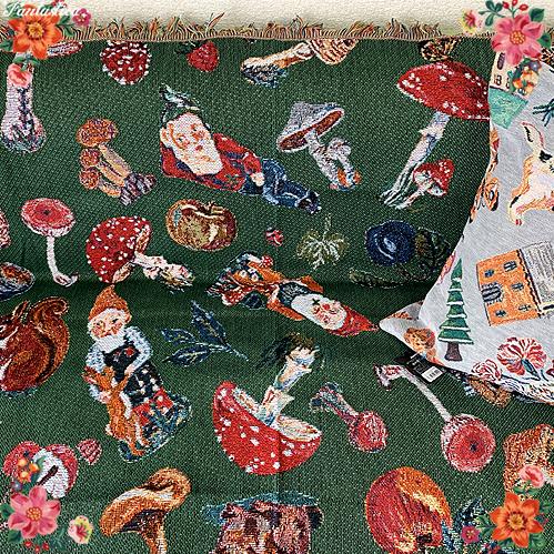 Nathalie Lete（ナタリーレテ） タペストリー・ラグ マッシュルーム