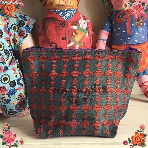 Nathalie Lete ナタリー・レテ ポーチ スクイレル 子リスのフェイス