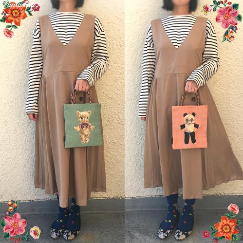 Nathalie Lete（ナタリーレテ） ミニ・バッグ パンダ パンダ・ドールの 