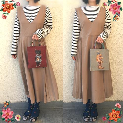 Nathalie Lete（ナタリーレテ） ミニ・バッグ ブラック・キャット 黒猫