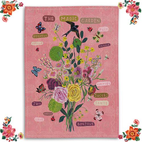 Nathalie Lete（ナタリーレテ） ティータオル マジック・ガーデン 魔法