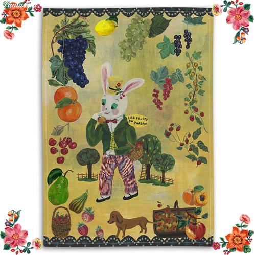 Nathalie Lete（ナタリーレテ） ティータオル レ・フリュイ・ デュ