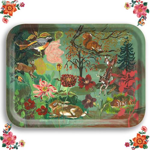 Nathalie Lete（ナタリーレテ） バーチ・ウッド・スモール・トレー ラ